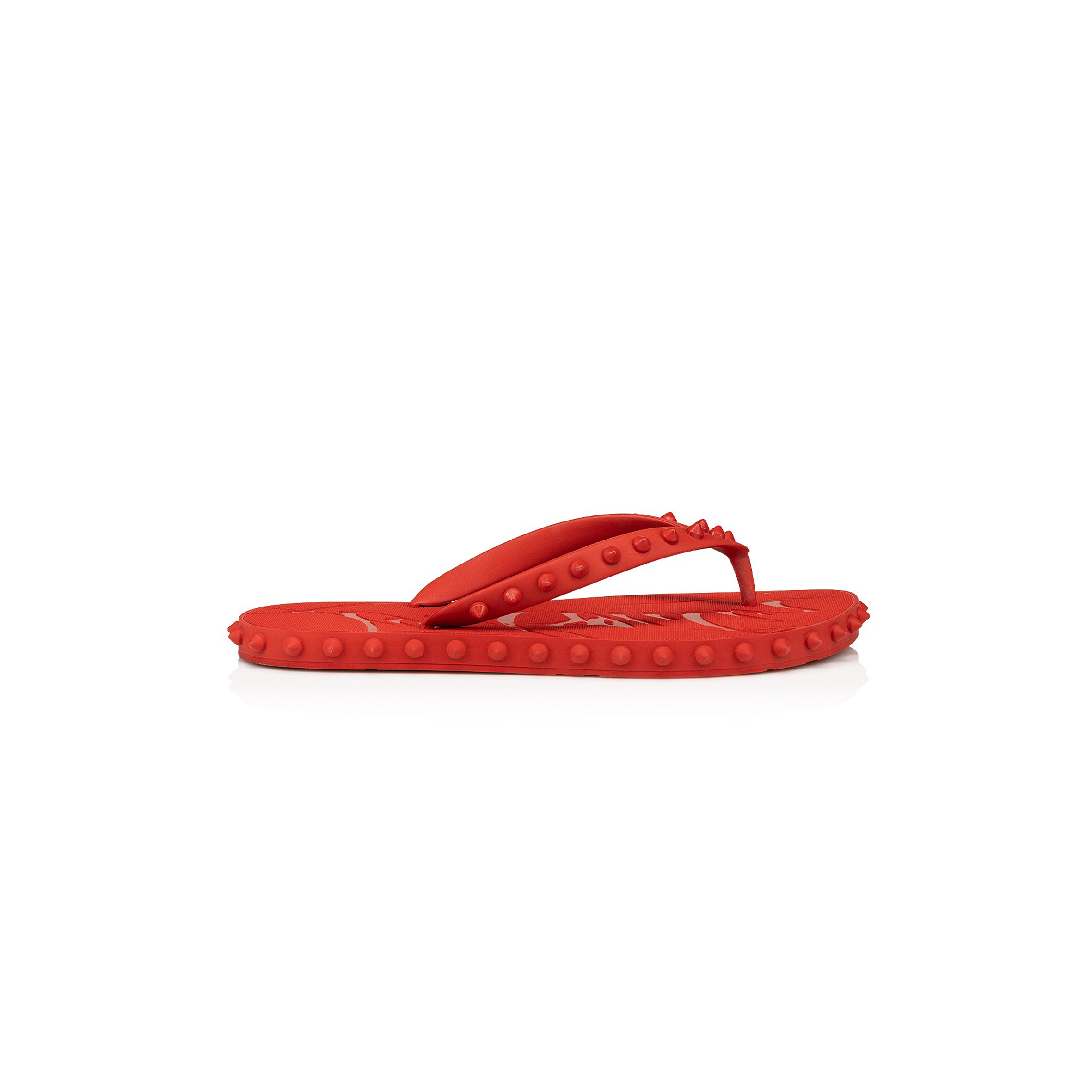 CHRISTIAN LOUBOUTIN SUPER LOUBI FLIPFLIP FLOPS RUBBER LOUBI WOMEN 1230961R251